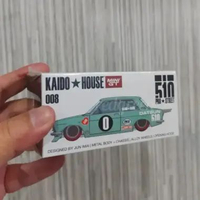 mainan anak diecast kaido house MINI GT datsun hijau 510