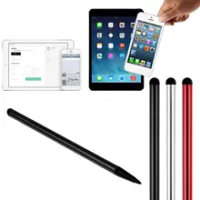 Ponsel Kompatibilitas Kuat Layar Sentuh Pena Bolpoin Stylus Logam Tulisan Tangan Cocok untuk Tablet XiaoMi/iPhone/Samsung