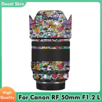 Decal Skin For Canon RF 50mm F1.2 L USM Vinyl Wrap Anti-Scratch Film Camera Lens Protective Sticker RF50 50 1.2 F/1.2 1.2L F1.2L