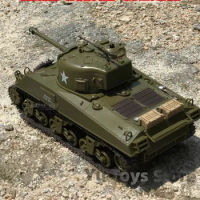 Hot Boys Henglong 1/30 Rc Tanks,sherman Vs Pershing Infrared Battle Tanks 2.4ghz Rc Battling Panzer Remote Control Us Tank Gift