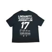 【Palladium】LINSANITY-TE17M 男款 黑色 美式復古短T 林書豪聯名17號 復古 休閒穿搭 運動風(109348-032)