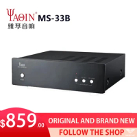 Yaqin MS-33B HIFI Vinyl Phono Amplifier MM / MC Electronic Tube Vinyl Phonograph Mini Black Tape Record Player Pre-amplifier