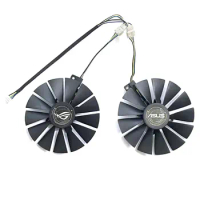 T129215SM DC12V 0.25AMP Graphics / Video Card Cooler Fan FOR ASUS STRIX RX570 4G GAMINGGraphics Card Cooling Fan