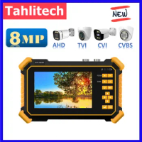 4.3“ CCTV Tester 4 in 1 8MP AHD TVI CVI Coaxial CCTV Tester Monitor Camera Tester UTP Cable Test Power Output BNC Connector Cam