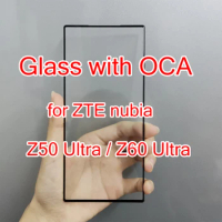 High quality touch screen front outer glass with OCA for ZTE nubia Z50 Ultra /Z60 Ultra（Oleophobic coating）