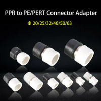 20/25/32/40/50/63mm PPR to PE/PERT Equal Straight Connector Water Pipe Fittings Hot Melt Joint Adapter Accessories Renovation
