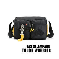 Tas Selempang 5547 Tough Warrior / Tough Warrior Slingbag Tactical Bag hitam
