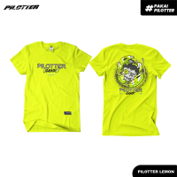 KAOS PILOTTER SMOKE LEMON KUNING ORIGINAL - PLTR-138