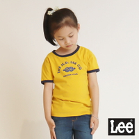 Lee 帆船俱樂部繩索印花短袖T恤 黃 男女童裝