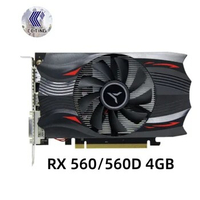 CCTING RX 560 560D 4GB Video Card GPU Radeon RX560 RX560D 4G Graphics Cards Computer Game For AMD Video Card Map HDMI PCI-E Used