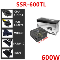 New Original PSU For Seasonic Zero Noise Without Fan 600W 700W Power Supply PRIME Fanless TX-600 SSR-600TL TX-700 SSR-700TL