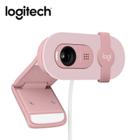【滿額現折$330 最高3000點回饋】【Logitech 羅技】BRIO 100 網路攝影機 玫瑰粉【三井3C】