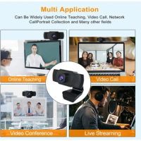 1080P Streaming Media USB PC Camera /Call/Games Laptop/Desktop