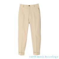 earth music  中央壓線錐形剪裁奇諾褲