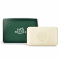 【Hermes 愛馬仕】DOrange Verte 橘綠之泉香皂(50g-國際航空版-附皂盒)