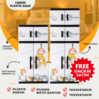 Lemari Plastik Anak Karakter Jumbo MR. Plast