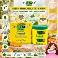 THE FACE Cream Temulawak Day & Night 50gr | ORIGINAL & BPOM | Krim Wajah Pencerah dengan Ekstrak Tem