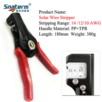 Crimping tool for connector solar cable 2.5, 4,6 mm2, 14-10AWG PV Crimping Tools Pliers For DIY Solar system Wire Cutting Kit