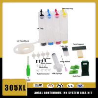 For HP305 305XL Continuous Ink System CISS Kit Accessories For HP 305 XL DeskJet 2710 2720 4130 ENVY