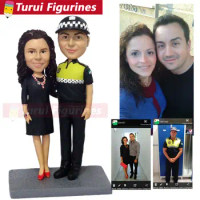 Images of photo to bobblehead heads creator traffic policeman bobblehead figurines The Personalized Caricature Bobblehead dolls