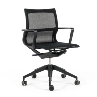 【北歐櫥窗】Vitra Physix 翩然有序 工作椅/辦公椅(黑珍珠 TrioKnit 布料、深黑色框架)