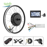 Rear Motor Wheel 48V 1500W Ebike Kit Electric Bike Wheel Conversion Kit LCD3 Electric Bicycle Wheel Kit for 26/28inch