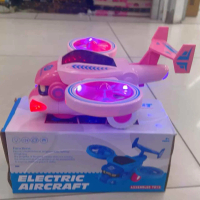 【MY Shipments】Kids Toys Electric Plane Aircraft Toys Car Airplane Model Music Simulation Children T