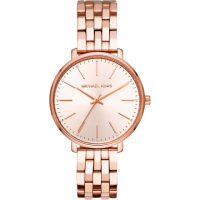 【Michael Kors】MK Pyper 紐約時尚女錶-玫瑰金/38mm 母親節 送禮 禮物(MK3897)