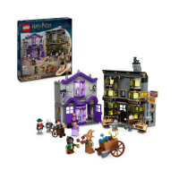 【LEGO 樂高】哈利波特系列 76439 奧利凡德魔杖店和摩金夫人的長袍店(建築模型 奥利凡德魔杖商店 禮物)