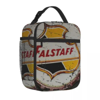 Falstaff Beer - St. Louis, MO (defunct) Insulated Lunch Bags Thermal Bag Cooler Thermal Lunch Box Lunch Tote Bag for Woman Kids