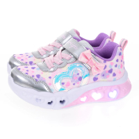【SKECHERS】女嬰童鞋系列 燈鞋 FLUTTER HEART LIGHTS(302691NSLLP)