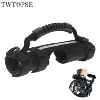 TWTOPSE Bike Frame Handle Carrier For Brompton Folding Bicycle Durable Shoulder Carry Tape Strap Belt 3SIXTY Electric Scooter