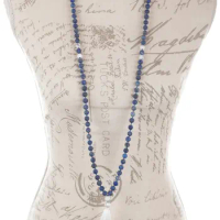 108 Mala Bead Necklace Lapis Lazuli And Howlite Mala Necklace Prayer Necklaces Tassel Necklaces Yoga Mala meditation Beads