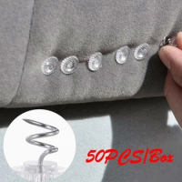 50PCS/Box Pins Sofa Rotates and Fixes Twisted Nails with Fixed Quilt Bed Sheets Anti-slip Buckle