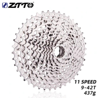 ZTTO MTB 11 Speed 9-42T Cassette XD Sprocket Lightweight Silver 9-42 Steel Teeth 11s Compatible 11sp