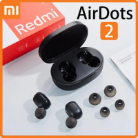 Original Xiaomi Redmi AirDots 2 Bluetooth Earphones Mini Wireless Headphones HiFi Stereo Outdoor sports Headset Long Standby