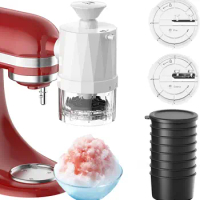 Shaved Ice Attachment for KitchenAid Stand Mixer, Snow Cone Machine for KitchenAid Make Fluffy &amp; Light Shave Ice for Stand Mixer
