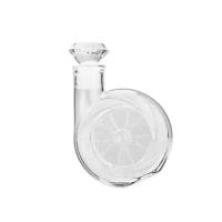 Glass Decanter Elegant with Ornate Stopper for Wine Bourbon Brandy Mouthwash