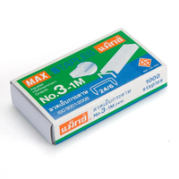MAX ลวดเย็บกระดาษ รุ่น 3-1M เบอร์ 3 (24/6)