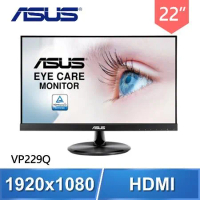 ASUS 華碩 VP229Q 22型 低藍光 不閃屏 液晶螢幕