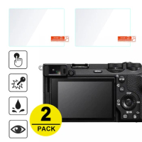 2x Tempered Glass Screen Protector for Sony a6700 a7CR a7CII a7C II Mirrorless Camera