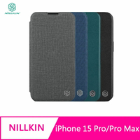 【APP4%點數】NILLKIN Apple iPhone 15 Pro/15 Pro Max 秦系列 Pro 皮套(素皮/布紋款)