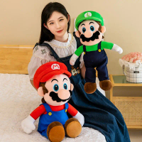 2026 New Super Mario Mario Doll Louis stuffed Doll Classic Style Boy 3-14 Years Old Birthday Gift
