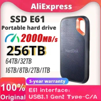 For Xiaomi Hard Disk Mobile SSD E61 2TB 8TB 256TB USB 3.1 HD External Hard for Laptop PS5 Mobile Hard Disk HDD Storage Devices