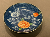日本回流瓷器 壽山窯茶杯托 小碟 小盤子 重工手繪描金赤繪