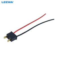 LEEWA 20PCS Car Headlight Cable H7 Male Connector Plug Lamp Bulb Socket Automotive Wire Halogen Adapter Holder #CA4942
