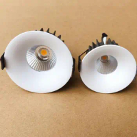 Indoor Lighting Dimmable COB 5W 7W 10W 12W 15W LED Spot Light AC110V 220V Recessed Ceiling Lamps Downlight for Cloth Shop Stores
