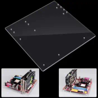 Computer Motherboard Base Stand Transparent Computer Bracket Acrylic Open Frame Computer Case For ATX/M-ATX/ITX Motherboard
