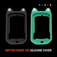 Bryton Rider 420 Rider 320 Case Bike Computer Silicone Cover Cartoon Rubber Protective Case + HD Film For Bryton Rider