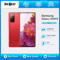 Original Samsung Galaxy S20 FE S20fe 6.5" 5G S20 Lite G781U1 G781V 6GB RAM 128GB ROM NFC Original Unlocked Android Cell Phone
